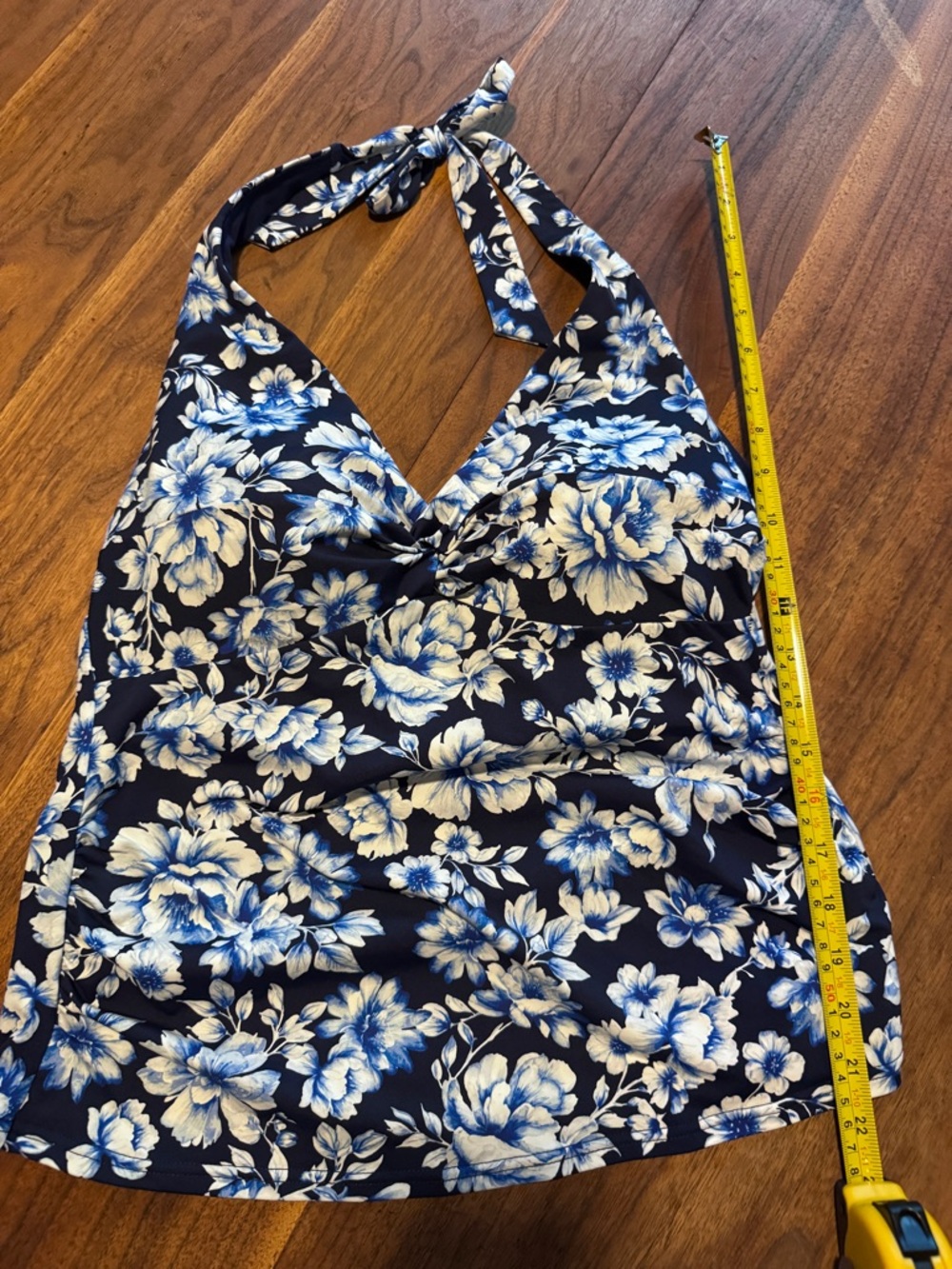 Land’s End Tankini Top with twisted front and matching Swim Skirt NWOT Sz 12 - Picture 14 of 14